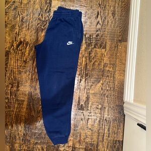 Boys Navy Nike Sweatpants